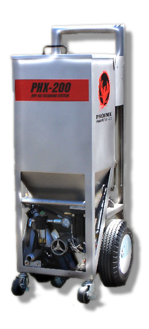 Phoenix PHX-200 High Pressure Pneumatic Dry Ice Blasting Machine